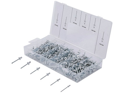 BGS nittesortiment alu 2,4-4,8mm 400 dele