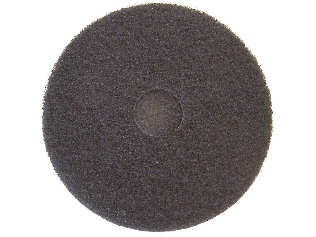 Faxe pads t/pol.mask. 25mm sort 16"