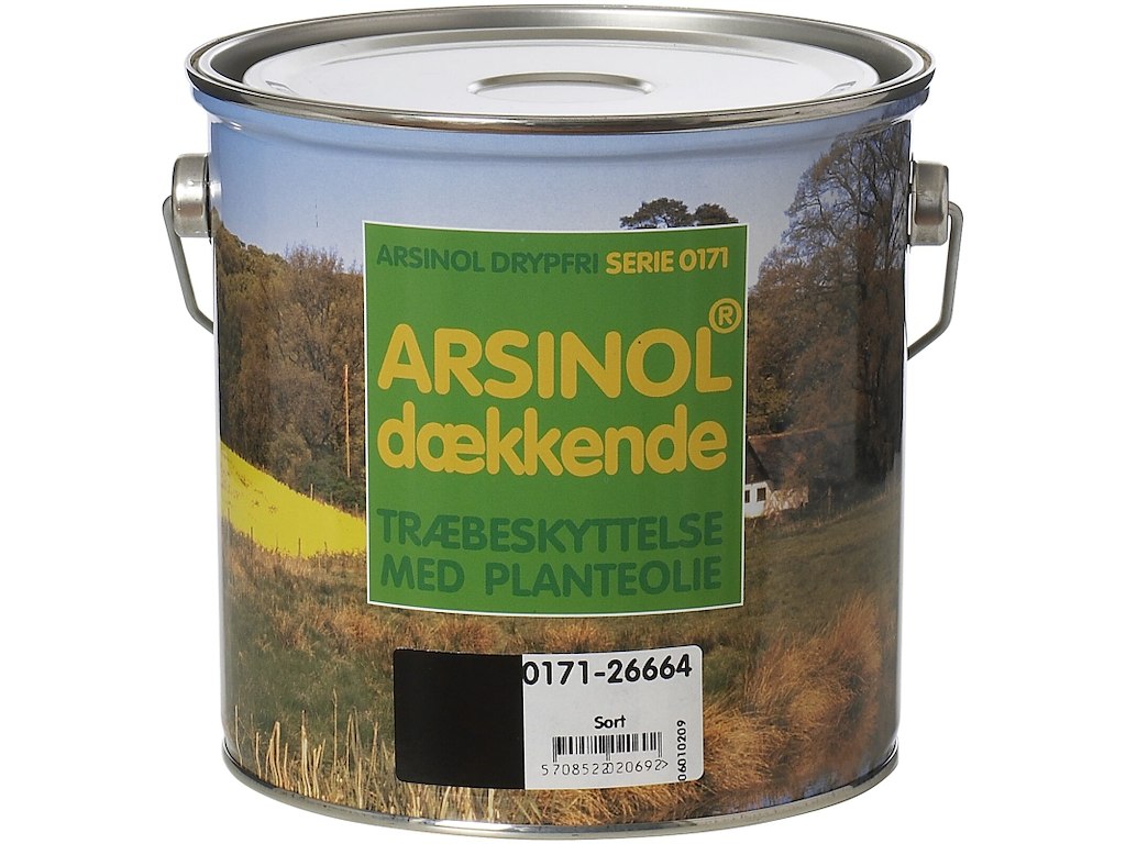 Arsinol dækkende Pastelgrå 2,5 ltr.