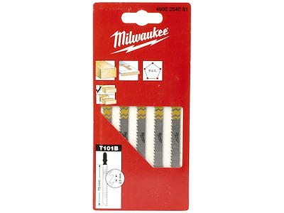 Stiksavblad T101B 75/2,5mm pk/5 Milwaukee