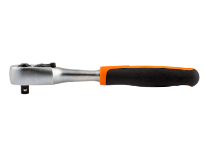 Bahco Skraldenøgle 1/4" m/omskifter, 60td