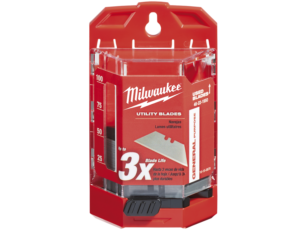Milwaukee Hobbyknivblade trapez pk/50