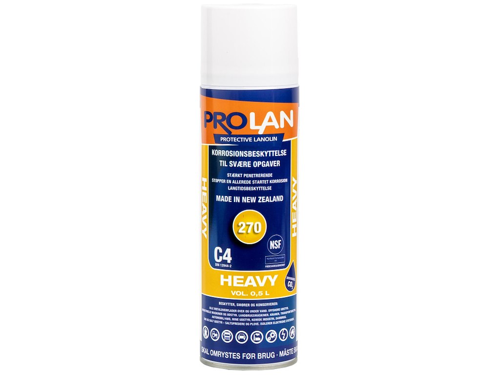 Rustbeskyttelse Prolan Heavy spray 0,5 ltr