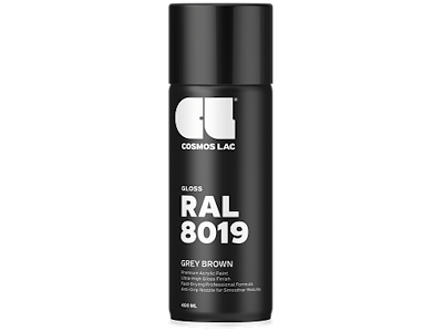 Cosmos spraymaling RAL8019 Grey Brown 400ml