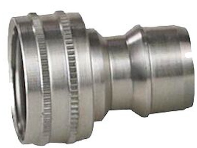 NiTo 1/2" rustfri koblingsnippel 1/2"indv. RG