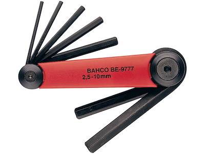 Stiftnøglesæt Unbraco 2,5-10mm BE-9777 Bahco