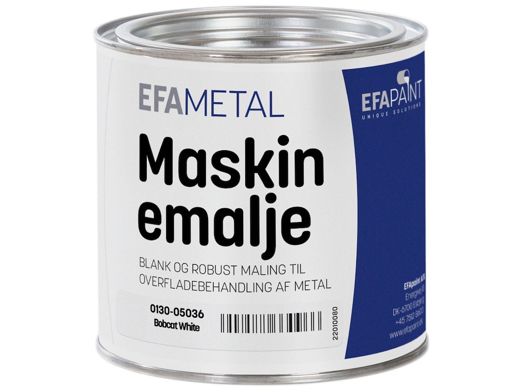 Maskinemalje 0130 Bobcat White 3/4 ltr. EFApaint