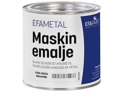 Maskinemalje 0130 Bobcat White 3/4 ltr. EFApaint