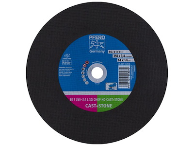 Pferd skæreskive f/sten SG-line 350×3,4mm