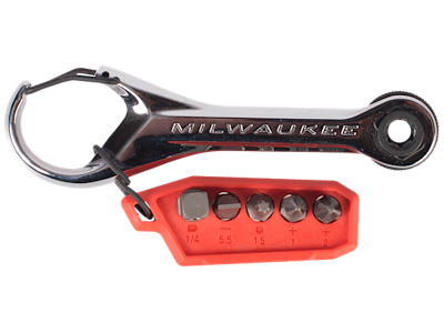 Miniskralde m/5 bits Milwaukee