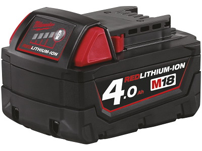 Batteri 18V/4,0Ah Li-ion M18 B4 Milwaukee