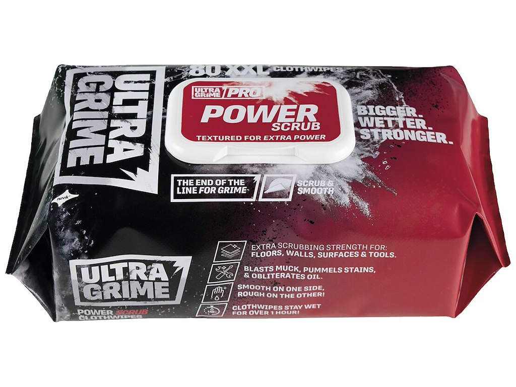 UltraGrime renseservietter PowerScrub 38×25cm 80st