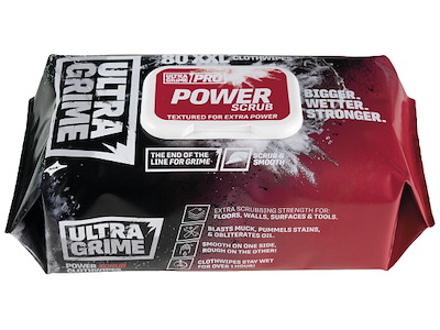 UltraGrime renseservietter PowerScrub 38×25cm 80st