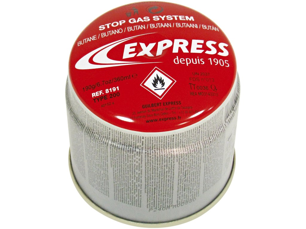 Express gasdåse m/stop-gas system 190g/360ml