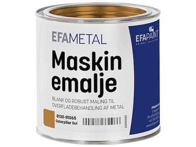 Maskinemalje 0130 Caterpillar Mørk Gul 3/4 ltr. EFApaint