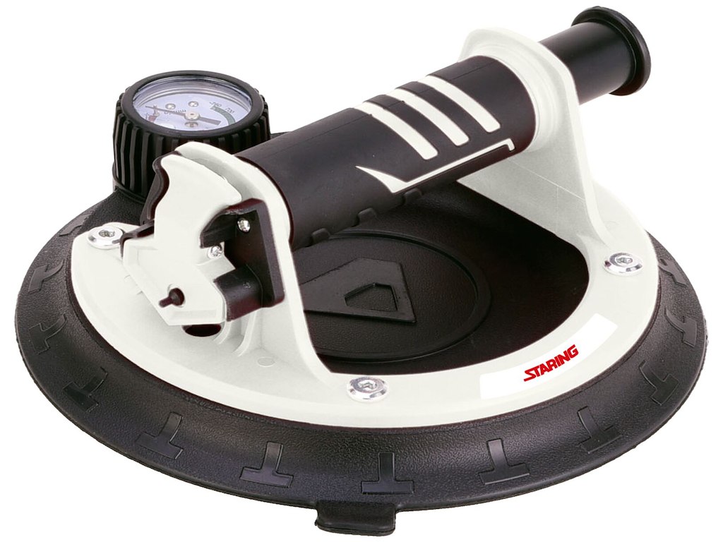 Glasløfter/sugekop m/manometer ø205mm 128kg Staring