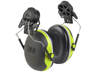 Peltor X4P3E høreværn t/hjelm, hi-viz 3M