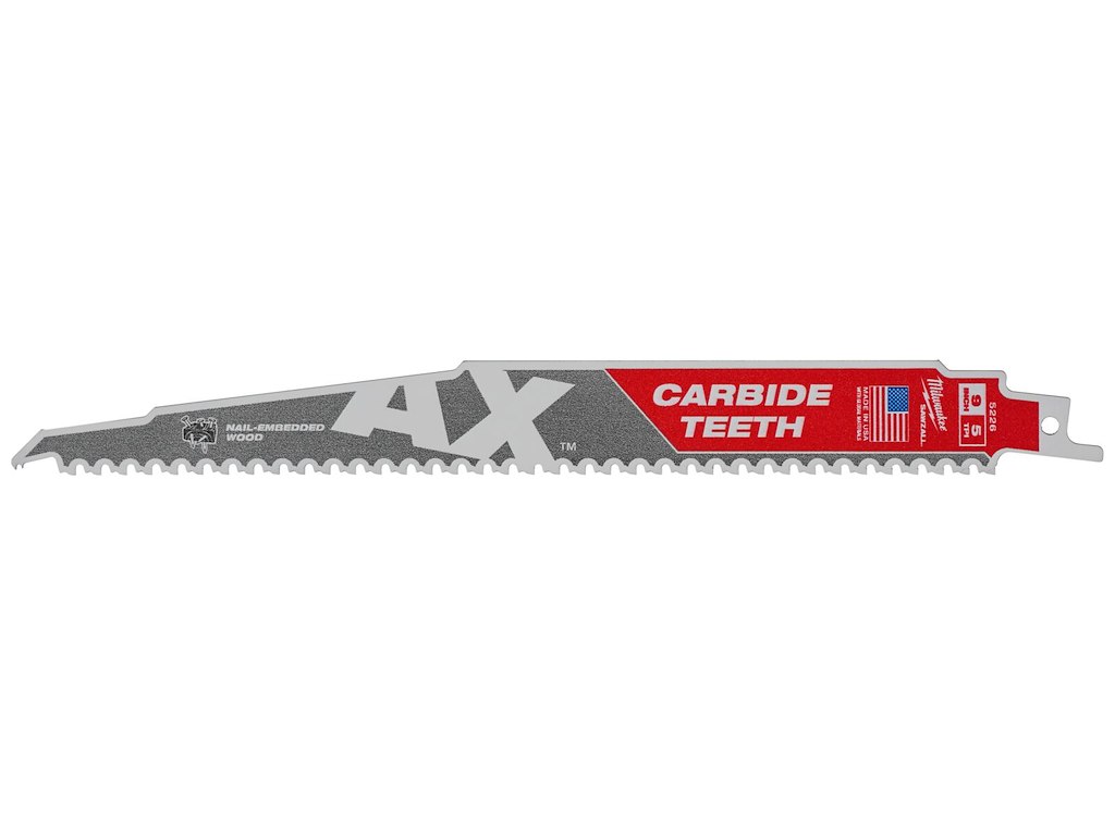 Bajonetsavblad The AX Carbide 230×5tpi Milwaukee