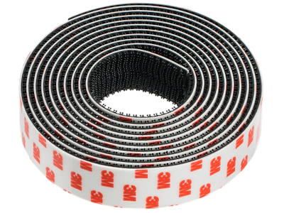 Burretape Dual-Lock SJ355B sort 25mm × 2,5mtr 3M