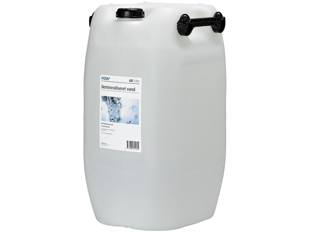 Polar demineraliseret vand 60 ltr