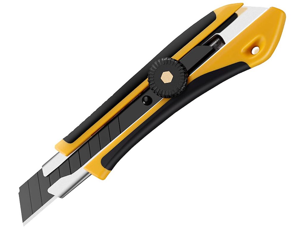 Hobbykniv B-CL m/skruelås, 18mm knæk-af