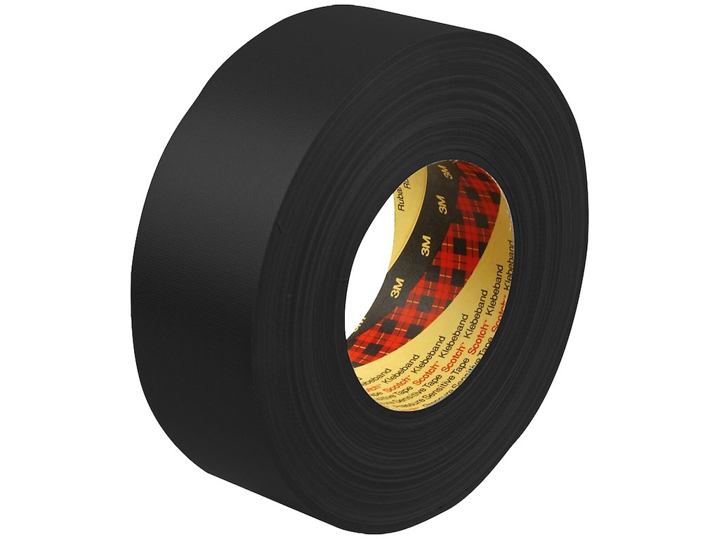 3M Scotch lærredstape 2903 sort 48mm×50mtr