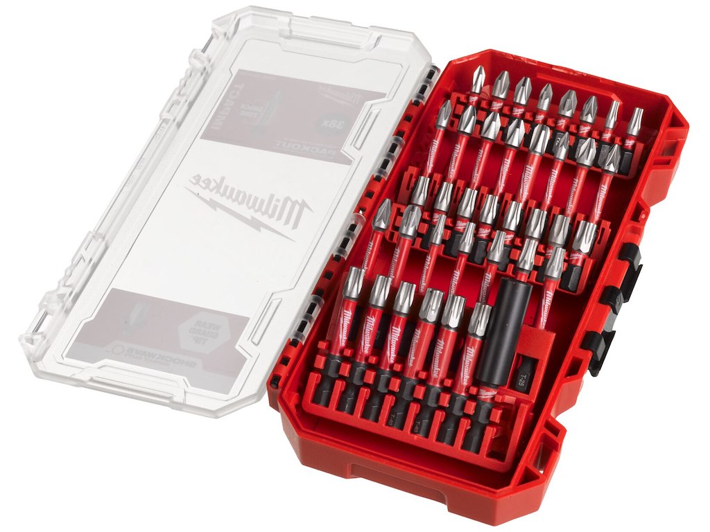 Slagbitssæt Shockwave Impact Duty 38 dele Milwaukee