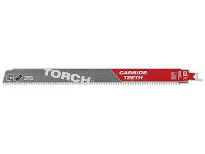 Bajonetsavblad Torch Carbide 300×8tpi, 5stk Milwaukee