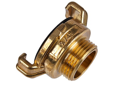 Geka klokobling m/gevindnippel 1"