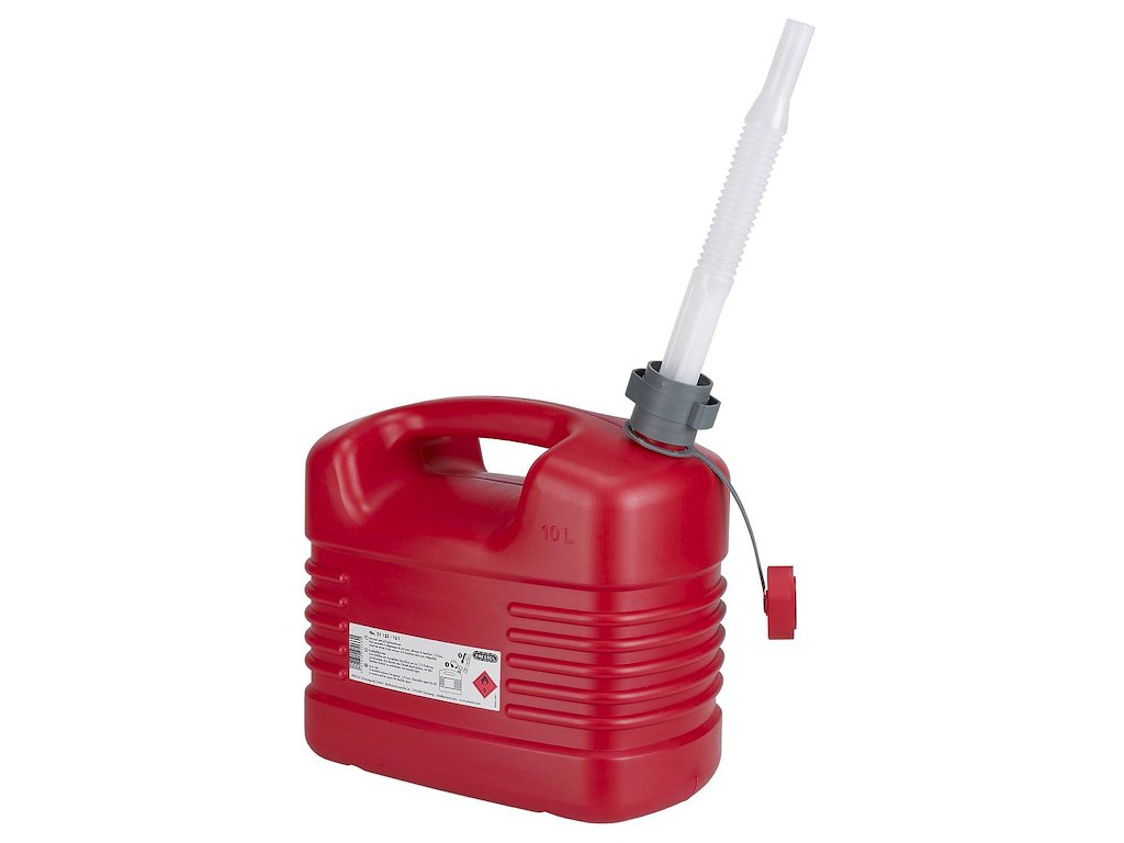 Pressol benzindunk 10 ltr. rød plast