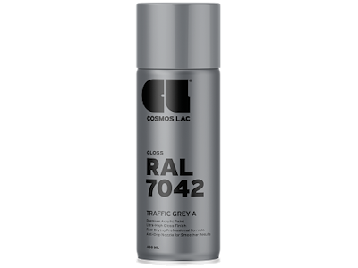 Cosmos spraymaling RAL7042 Traffic Grey 400ml