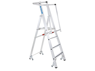 Trappestige m/platform ZAP Safemaster S 4 trin Zarges