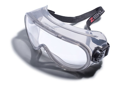 Zekler 88 Google sikkerhedsbrille, Klar HC/AF