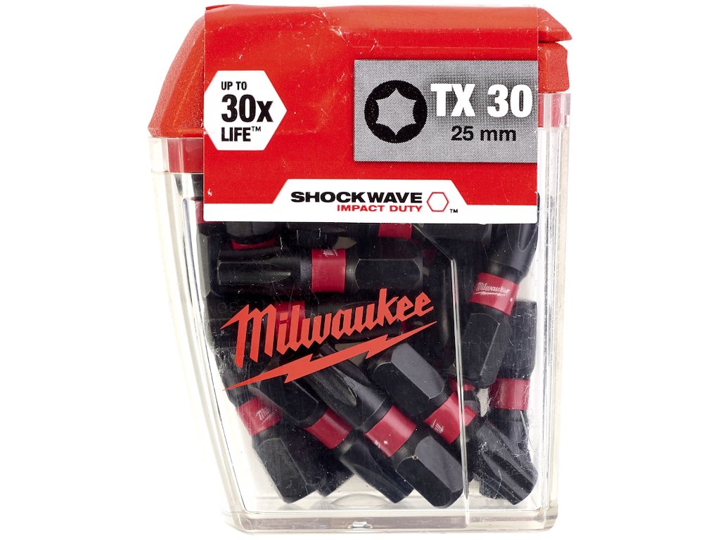 Slagbits Shockwave Impact Duty TX30×25mm pk/25 Milwaukee