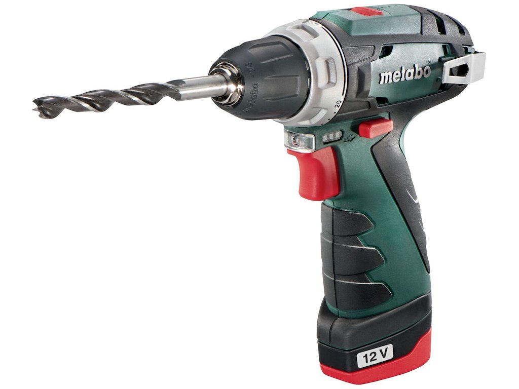 Bore-/skruemask. PowerMaxx BS12 Basis 2×12V/2,0Ah Metabo