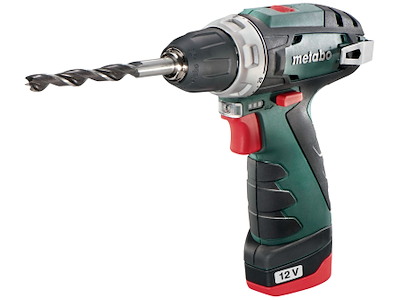 Bore-/skruemask. PowerMaxx BS12 Basis 2×12V/2,0Ah Metabo
