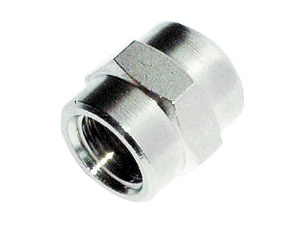 Muffe 1/8"indv.x1/4"indv. gevind Flowconcept