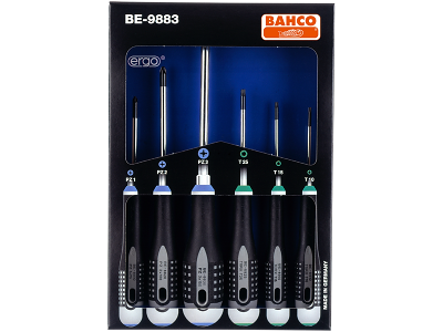 Ergo skruetrækkersæt BE-9883 6 dele Bahco