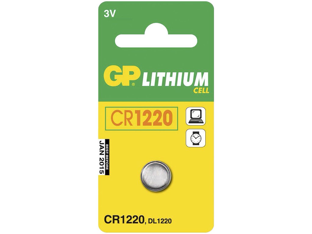 Knapbatteri CR 1220 3V GP