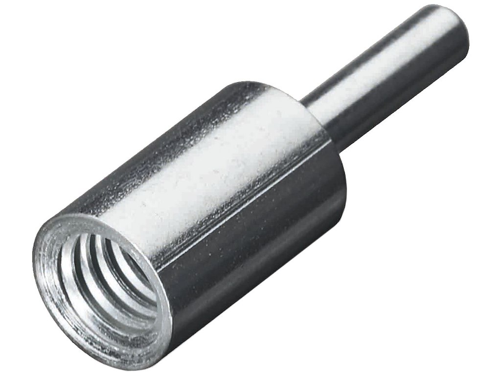 Lessmann Adapter t/rørrensebørster 1/2" indv. × 6mm skaft