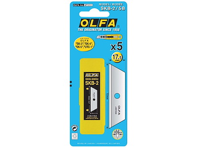 Olfa knivblade sikkerhed SKB-2/5B, 6×5stk