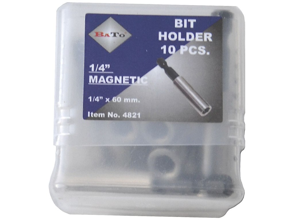 Bitsholder m/magnet 60 mm pk/10 Bato