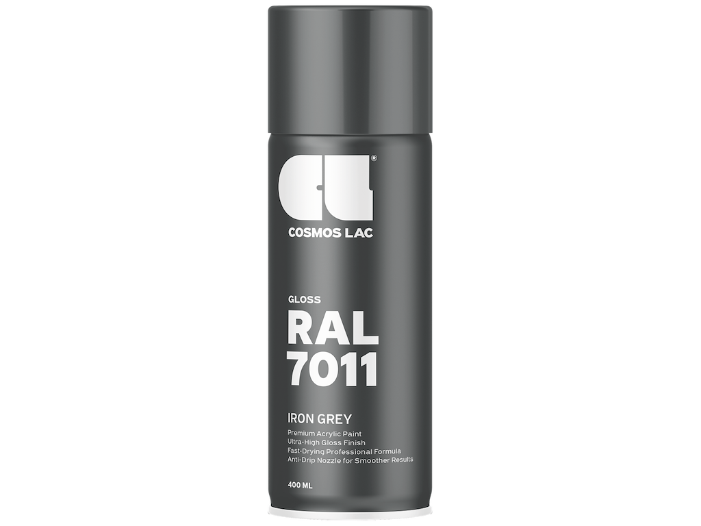 Cosmos spraymaling RAL7011 Iron Grey 400ml