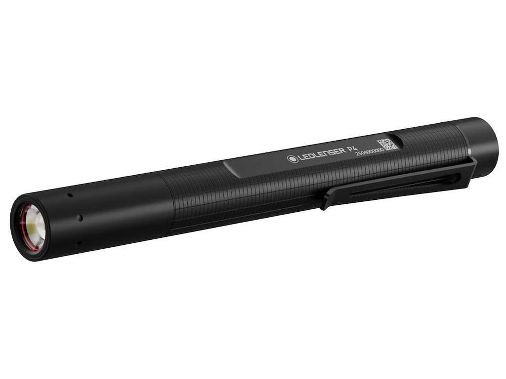 Ledlenser P4 pencillygte m/clips 180lm 2×AAA