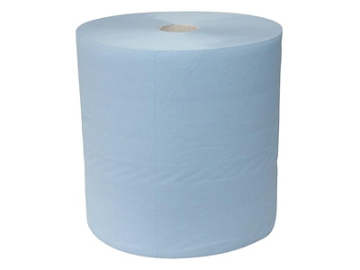 Industripapir 2-lags blå 38cm × 380m