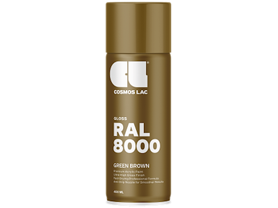 Cosmos spraymaling RAL8000 Green Brown 400ml