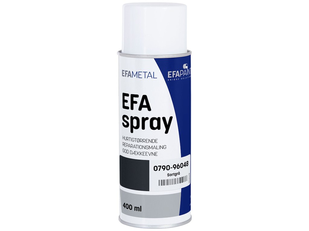 Efaspray RAL7021 Sortgrå 400 ml