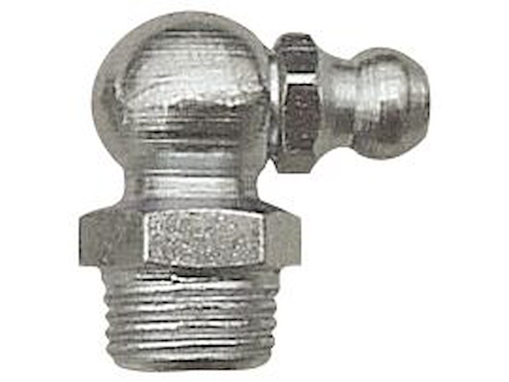 Smørenippel H3 90°, elforz., M8×1,0 Kabi