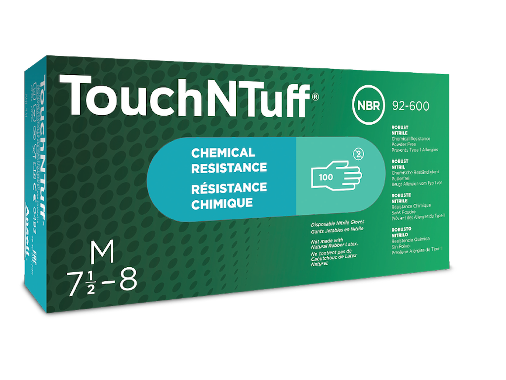 TouchNTuff 92-600 nitrilhandske pudderfri