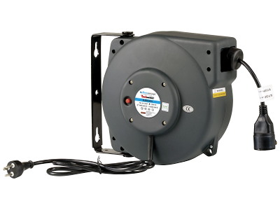 Reelworks Aut. kabelopruller IP42 3G1,5 15mtr DK-stik